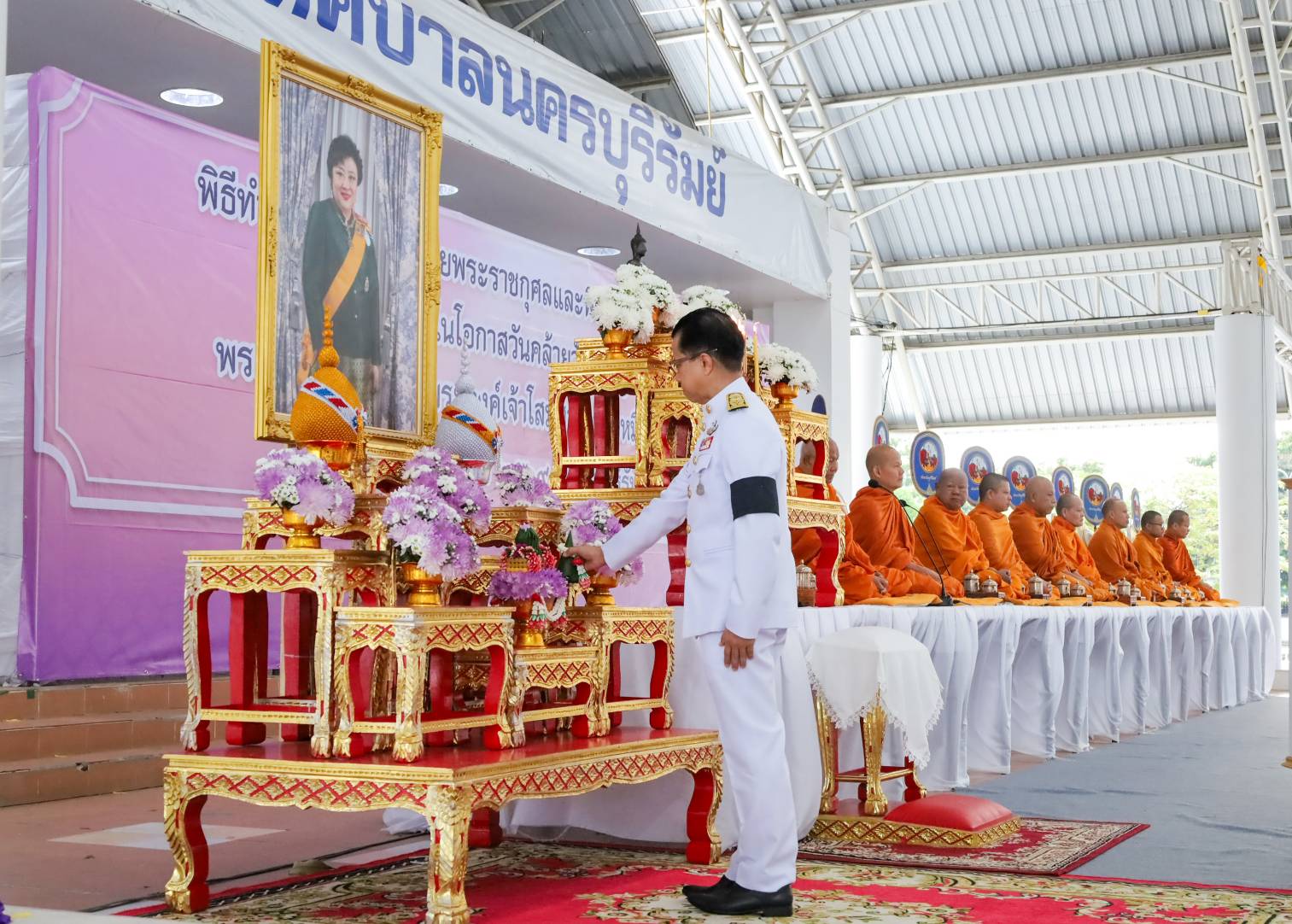 title - วันที่ 13 กรกฎาคม 2569 นายประเสริฐ กาญจนเกียรติกุล ปฏิรูปที่ดินจังหวัดบุรีรัมย์ พร้อมด้วยเจ้าหน้าที่ ส.ป.ก.บุรีรัมย์ ร่วมกิจกรรมวันคล้ายวันประสูติ พระเจ้าวรวงศ์เธอ พระองค์เจ้าโสมสวลี กรมหมื่นสุทธนารีนาถ จังหวัดบุรีรัมย์ ปี 2569